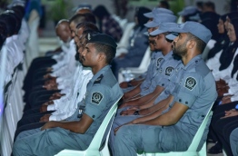 during the certificate awarding ceremony for inmates PHOTO:Nishan Ali/mihaaru