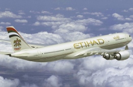An aircraft of Etihad Airways. PHOTO/ETIHAD