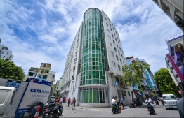 Roashanee building in Male, city where the Ministry of Health is located. PHOTO: HUSSAIN WAHEED/ MIHAARU
