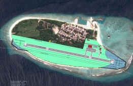A drawing of the airport to be developed at R.Fainu.