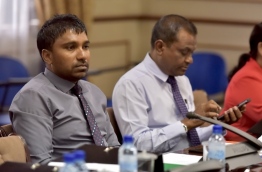 Chair of Economic Affairs Committee. PHOTO: Hussain Waheed