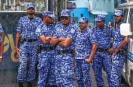 Maldives Police Officers PHOTO:Mihaaru