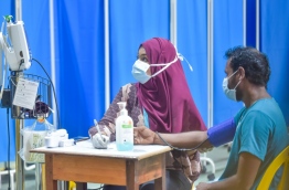 A patient consulting at IGMH's flu clinic. PHOTO/MIHAARU