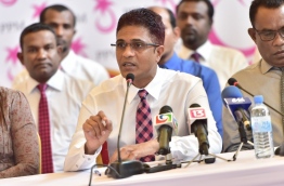 PPM PG Leader and Lawmaker of Villimale Constituency Nihan PHOTO:Mihaaru
