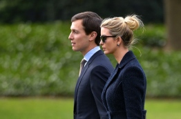 US President Donald Trump has tapped son-in-law Jared Kushner to lead a new White House office, that aims to apply ideas from the business world to help streamline the government, the Washington Post reported March 26, 2017. The White House Office of Innovation is to be unveiled Monday with sweeping authority to overhaul the bureaucracy and fulfill key campaign promises like reforming care for veterans and fighting opioid addiction, the Post said. / AFP PHOTO / MANDEL NGAN