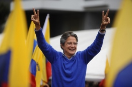 Lasso said Monday he will not accept the result of a runoff election won by his socialist rival Lenin Moreno, alleging fraud. / AFP PHOTO / JUAN RUIZ