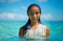 Raudha Athif, the Maldivian model who became a sensation on social media as the "Girl with the Aqua Blue Eyes". PHOTO/SOTTI
