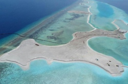 Reclaimed areas of K. Enboodhoo lagoon for Singha and Hard Rock's joint mega project to develop nine resorts.