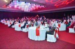 Inauguration ceremony of Ooredoo Maldives going public. PHOTO: HUSSAIN WAHEED/MIHAARU