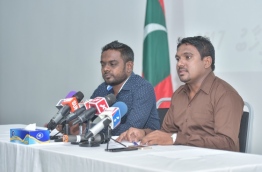 Members of Elections Commission speak at press conference