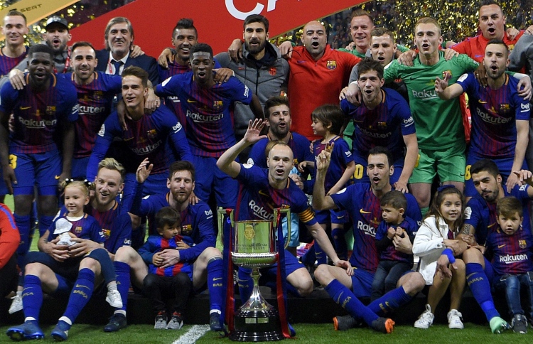 ސްޕެނިޝް ކަޕް ކާމިޔާބުކޮށް ބާސެލޯނާ އަށް ރެކޯޑެއް