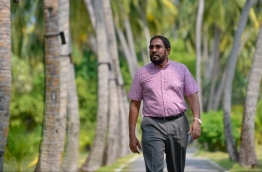 Jumhoory Party leader Qasim Ibrahim: His lawyers claim that he was released with unlawful conditions that deprive him of certain basic rights. PHOTO: Nishan Ali/Mihaaru