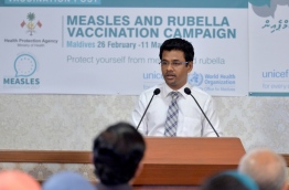 During the national campaign against measles and rubella in February and March 2017.