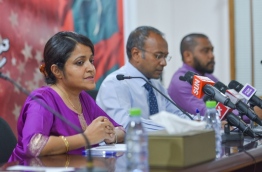 Press conference of joint opposition PHOTO: Hussain Waheed/Mihaaru