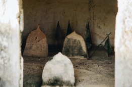 Graves at Gemiskiiy, Fuvahmulah. PHOTO/AISHATH NAJ