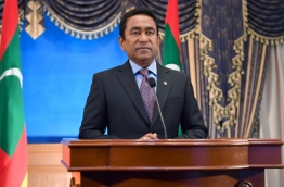 President Abdulla Yameen addresses the nation on the occasion of the 52nd Independence Day
