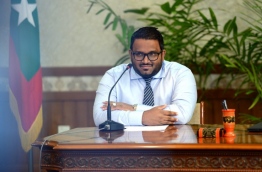 The former vice president, Ahmed Adheeb, who is currently in jail for his involvement in the MMPRC corruption scandal and for an assassination attempt on President Yameen. PHOTO/PRESIDENT'S OFFICE