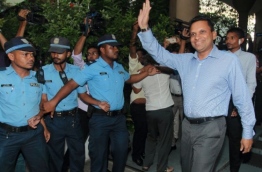 The former Defence Minister Mohamed Nazim: he is convicted of weapons possession and is serving 11 years in jail