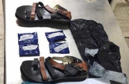 Personal belongings of the Bangladeshi national who attempted to smuggle amphetamines in to Maldives. PHOTO/CUSTOMS