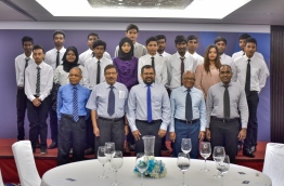 Students taking part in Universal Foundation and Villa College's hospitality short-course PHOTO / MIHAARU