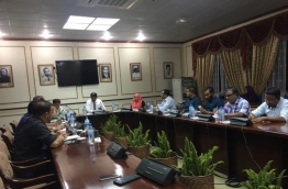 Members of the Committee on Oversight of the Government hold meeting to discuss the government's controversial flat distribution from its first social housing project. PHOTO/MIHAARU