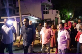 Ruling PPM leaders at the opening ceremony of the party's new hub in neighbouring Sri Lanka. PHOTO / SOCIAL MEDIA