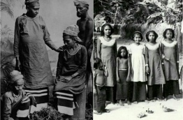 CW Rosset's photos from 1885 and Gan Villagers 73 years later in 1958