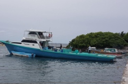 The fishing vessel "Randhuveli 105" - the boat split in half while at sea on January 20, 2018 --