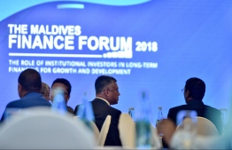 A photograph of the annual Finance Forum held in 2018. PHOTO: NISHAN ALI / MIHAARU