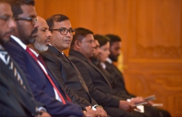 Judges taking part in a ceremony held in Supreme Court. PHOTO: NISHAN ALI / MIHAARU