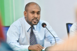 Hussain Rasheed - former state minster for health ministry who resigned on Monday