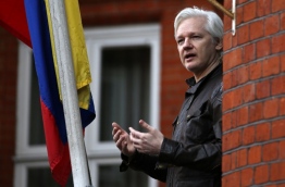 A British court is to decide February 6, 2018, whether to lift a UK arrest warrant for Julian Assange, potentially paving the way for the WikiLeaks founder to leave the Ecuadorian embassy in London where he has spent the last five years. / AFP PHOTO / Daniel LEAL-OLIVAS
