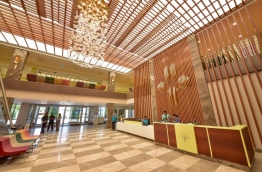 The lobby of Tree Top Hospital. PHOTO: NISHAN ALI/MIHAARU