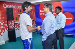 From the ceremony held to introduce Ooredoo's new postpaid packages. PHOTO: NISHAN ALI/MIHAARU