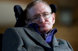 Renowned British physicist Stephen Hawking has died at age 76, a family spokesman said on March 14, 2018. / AFP PHOTO / ANDREW COWIE