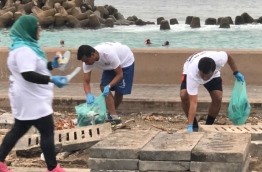 Doctor's Day run and clean up -- PHOTO: MALDIVES MEDICAL ASSOCIATION