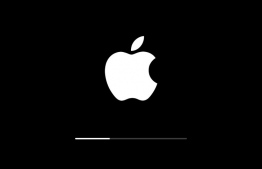 "Starting early next year, all apps will be required to obtain user permission before tracking." says technology giant Apple. The above shows the company logo as it appears on Apple devices when installing software or updates. PHOTO: MIHAARU STOCK FILES