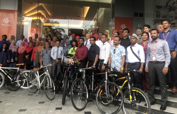 "ބައިކް ޓު ވޯކް ޑޭ" ފާހަގަ ކޮށްފި