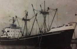 A rare photograph of MV Victory in her glory before her famous sinking in February 1981. PHOTO: MOHAMED SEENEEN