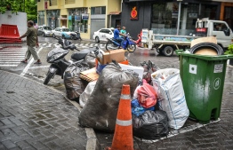 Garbage left uncollected on the roads by WAMCO. PHOTO: MIHAARU