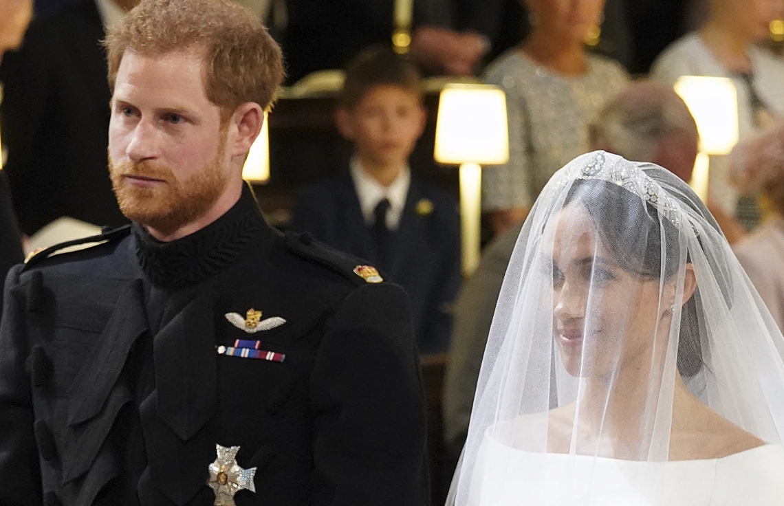 ޕްރިންސް ހެރީ އާއި މޭގަން މޭކްލް ކައިވެނީގެ ރަސްމިއްޔާތުގައި. --ފޮޓޯ:އޭއެފްޕީ