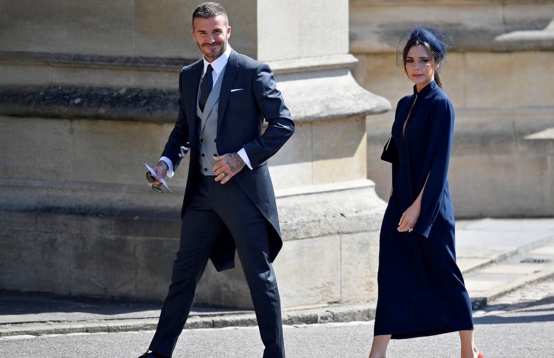 ޕްރިންސް ހެރީގެ ކައިވެނީގެ ހަފުލާ އަށް ޑޭވިޑް ބެކަމް އާއި ވިކްޓޯރިއާ ހާޒިރު ވަނީ. --ފޮޓޯ:އޭއެފްޕީ