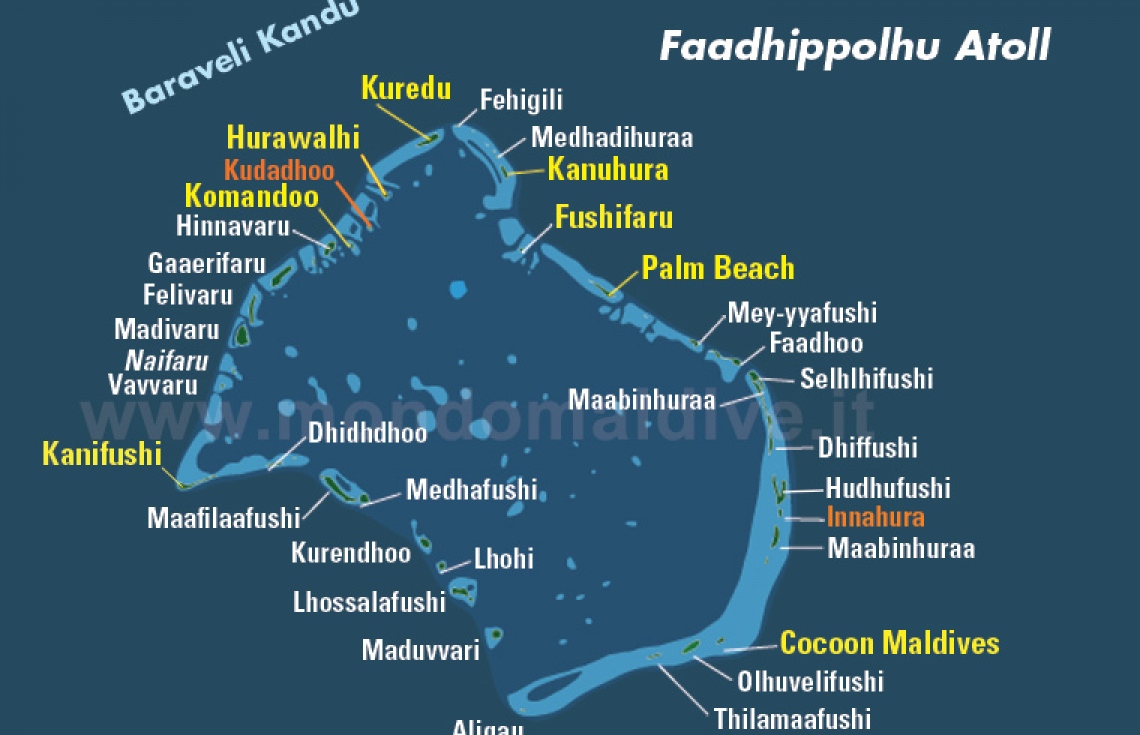Атолл раа мальдивы карта