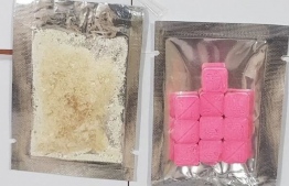 'Party drugs' that were shipped to the Maldives via post. Maldives Customs reported that 1.74 kg of drugs were shipped to the Maldives in March and April, 2018. PHOTO: MALDIVES CUSTOMS