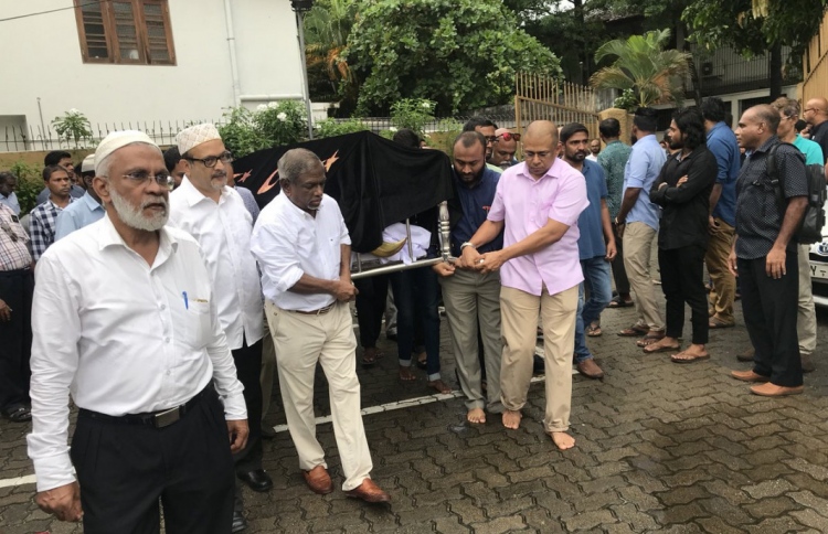 ޑރ. މަޖީދުގެ ޖަނާޒާ ލަންކާގައި ބާއްވައިފި