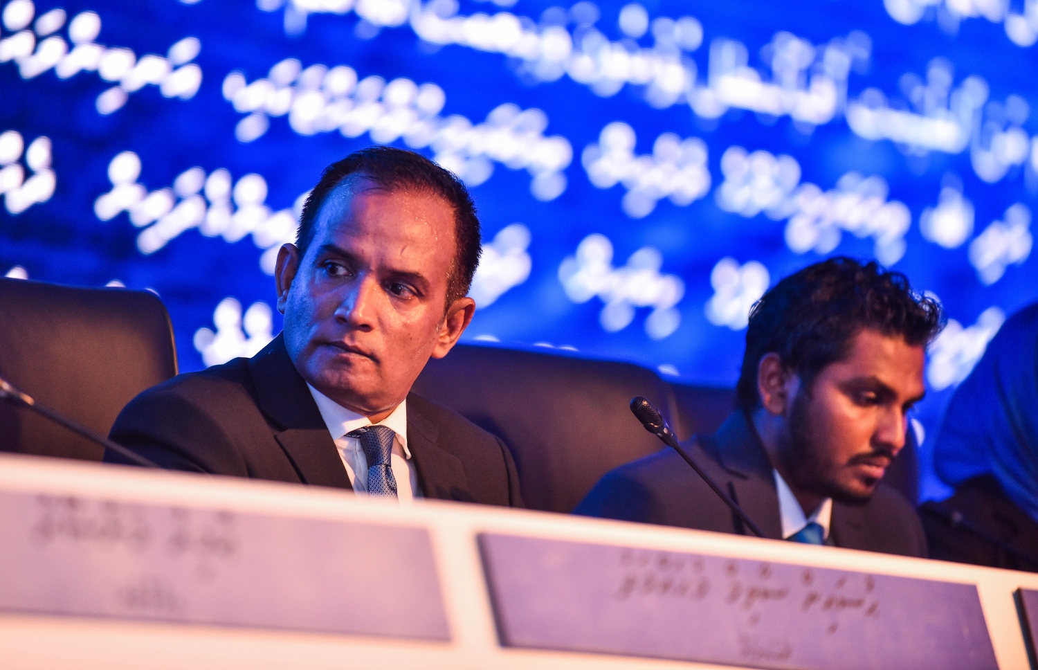 އެސްޓީއޯ އިން މިރޭ ބޭއްވި އަހަރީ އާއްމު ޖަލްސާގައި އެ ކުންފުނީގެ މެނޭޖިން ޑިރެކްޓަރު ޝަހީރު ބައިވެރިވެވަޑައިގަންނަވަނީ. ފޮޓޯ: ނިޝާން އަލީ /މިހާރު