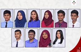 The students who achieved the top positions in the world in the A' Level Examinations held October 2017 and January 2018. PHOTO/PRESIDENT'S OFFICE