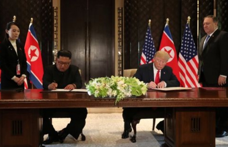 ޓްރަމްޕް-ކިމް ސަމިޓް: އަސްކަރީ ތަމްރީންތައް ހުއްޓާލަނީ