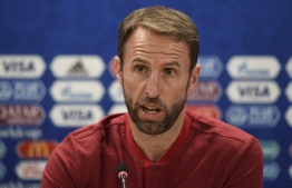England's football team manager Gareth Southgate. / AFP PHOTO / NICOLAS ASFOURI