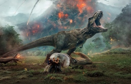 Official poster of Jurassic World: Fallen Kingdom.